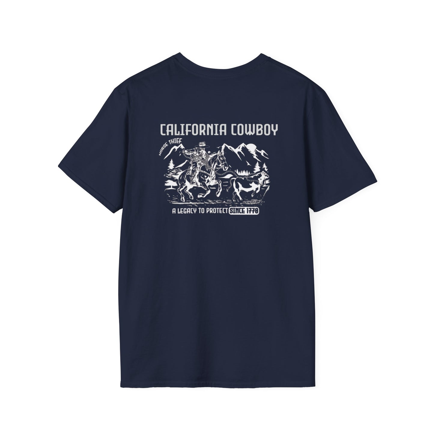 California Cowboy: A Legacy to Protect Since 1770 Pacific Crest Trail (Dark Tee)
