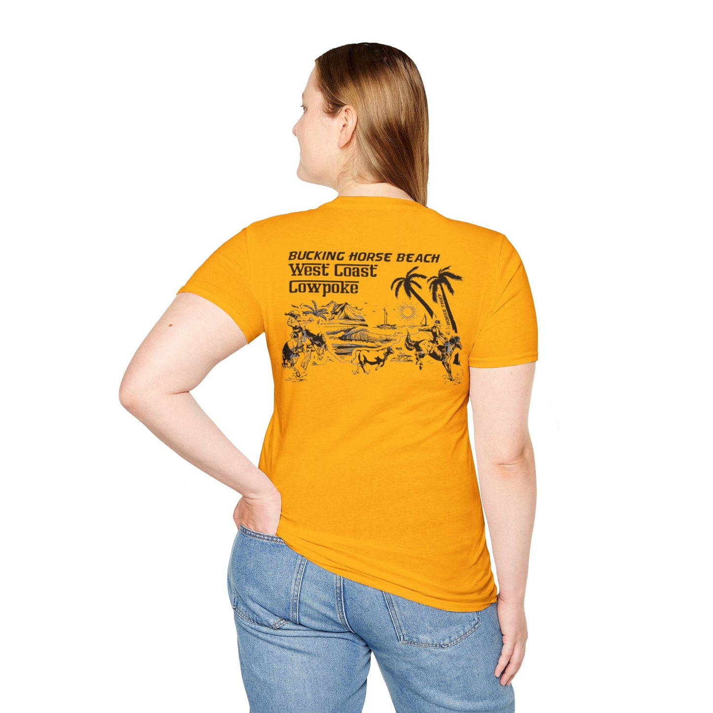 Bucking Horse Beach, West Coast Cowpoke Classic Tee