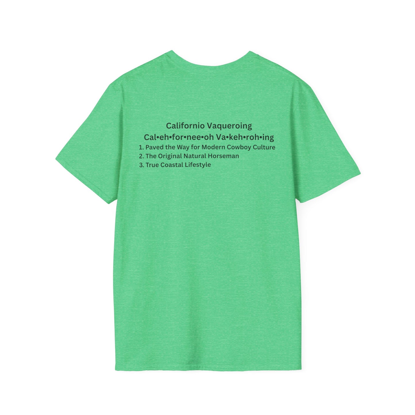 Californio Vaqueroing Style 2 (Light Colored Tee)
