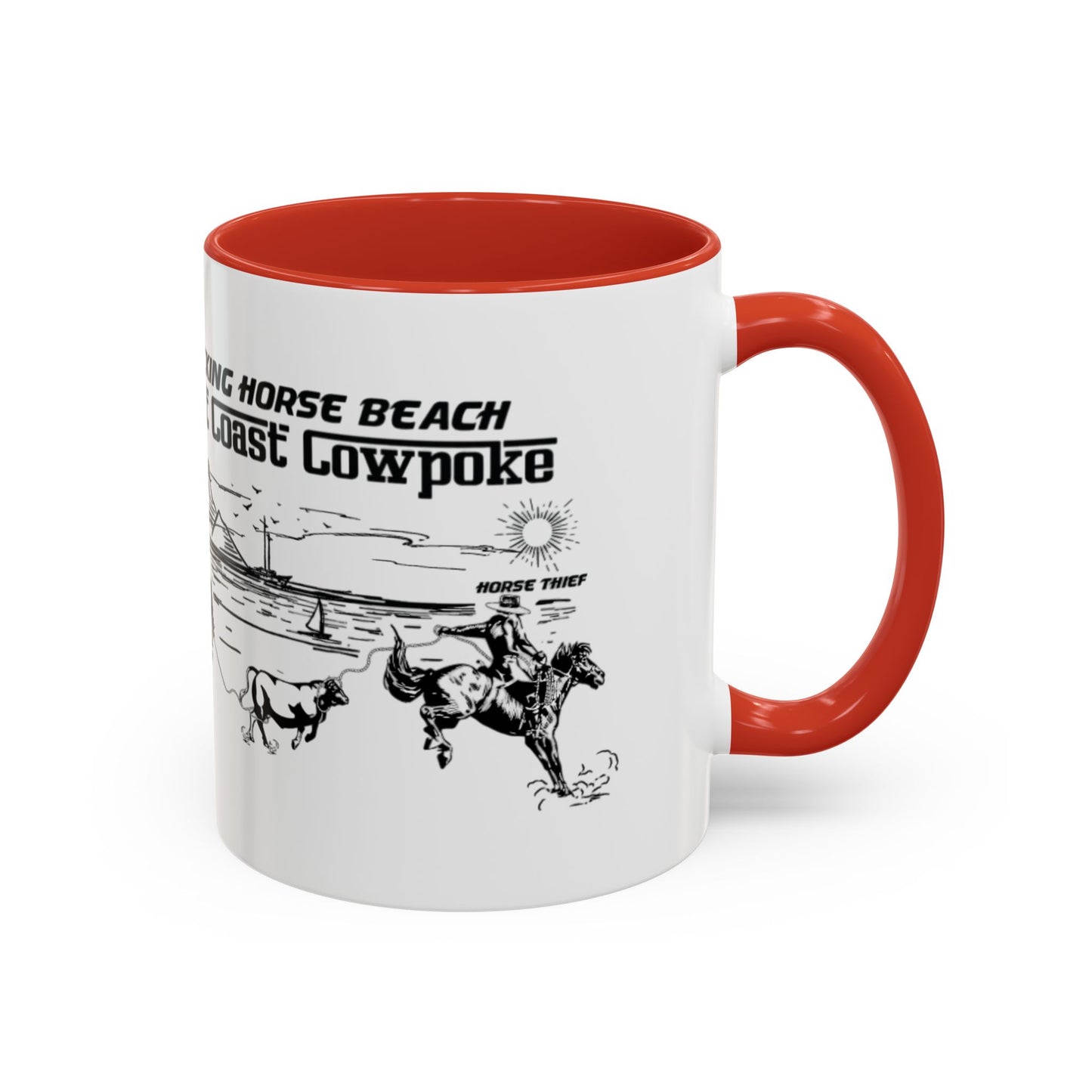 Bucking Horse Beach, West Coast Cowpoke Mug (11 and 15oz)