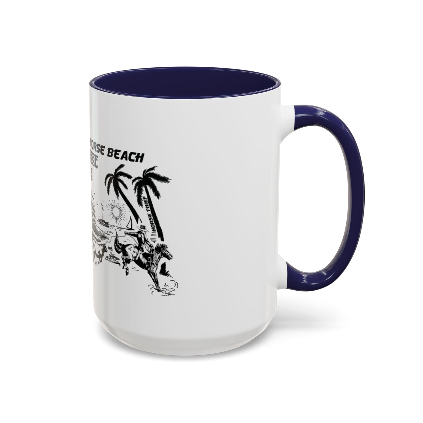 Bucking Horse Beach, West Coast Cowpoke detailed design Mug (11 and 15oz)