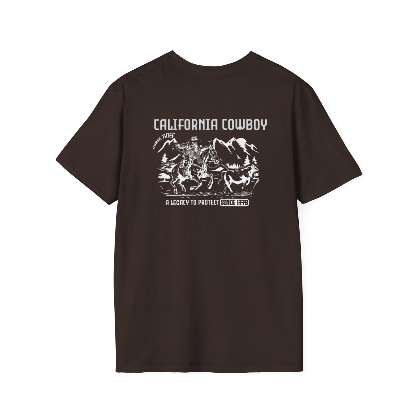 California Cowboy: A Legacy to Protect Since 1770 Pacific Crest Trail (Dark Tee)