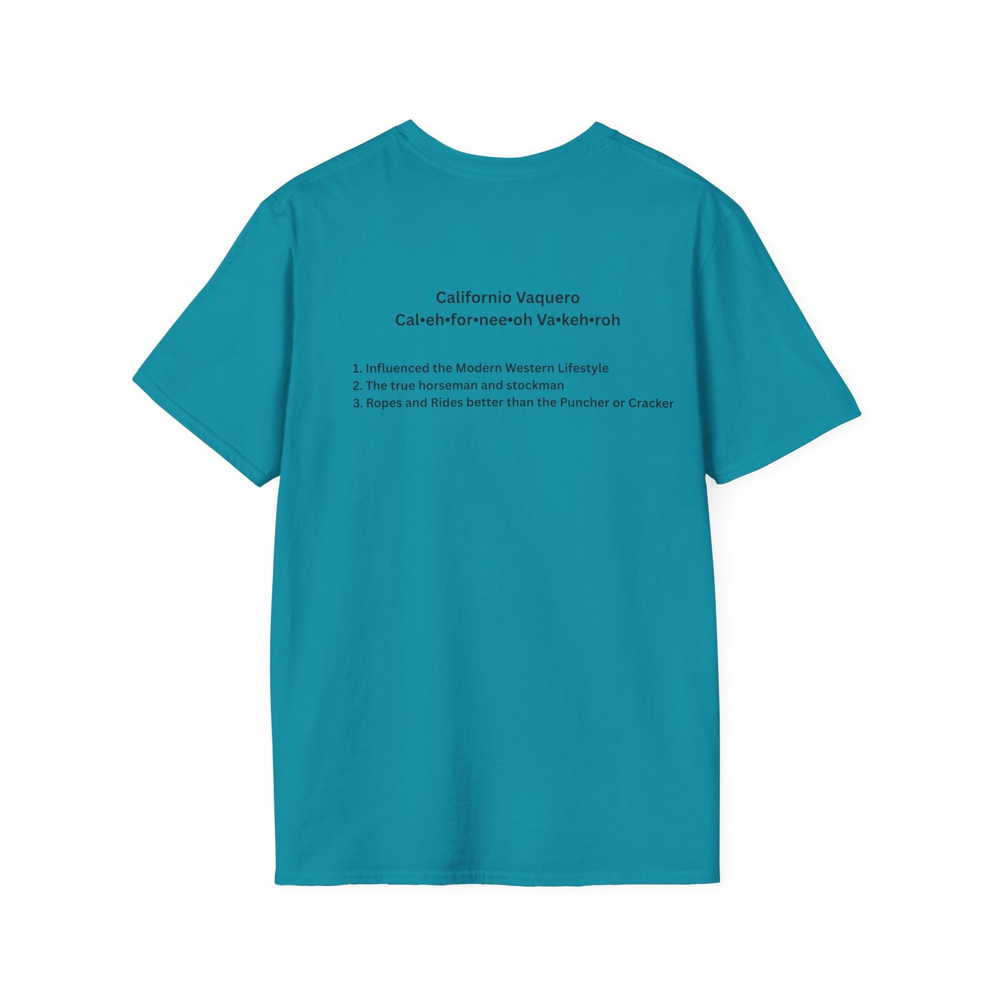 Californio Vaqueroing Style 1 (Light Colored Tee)