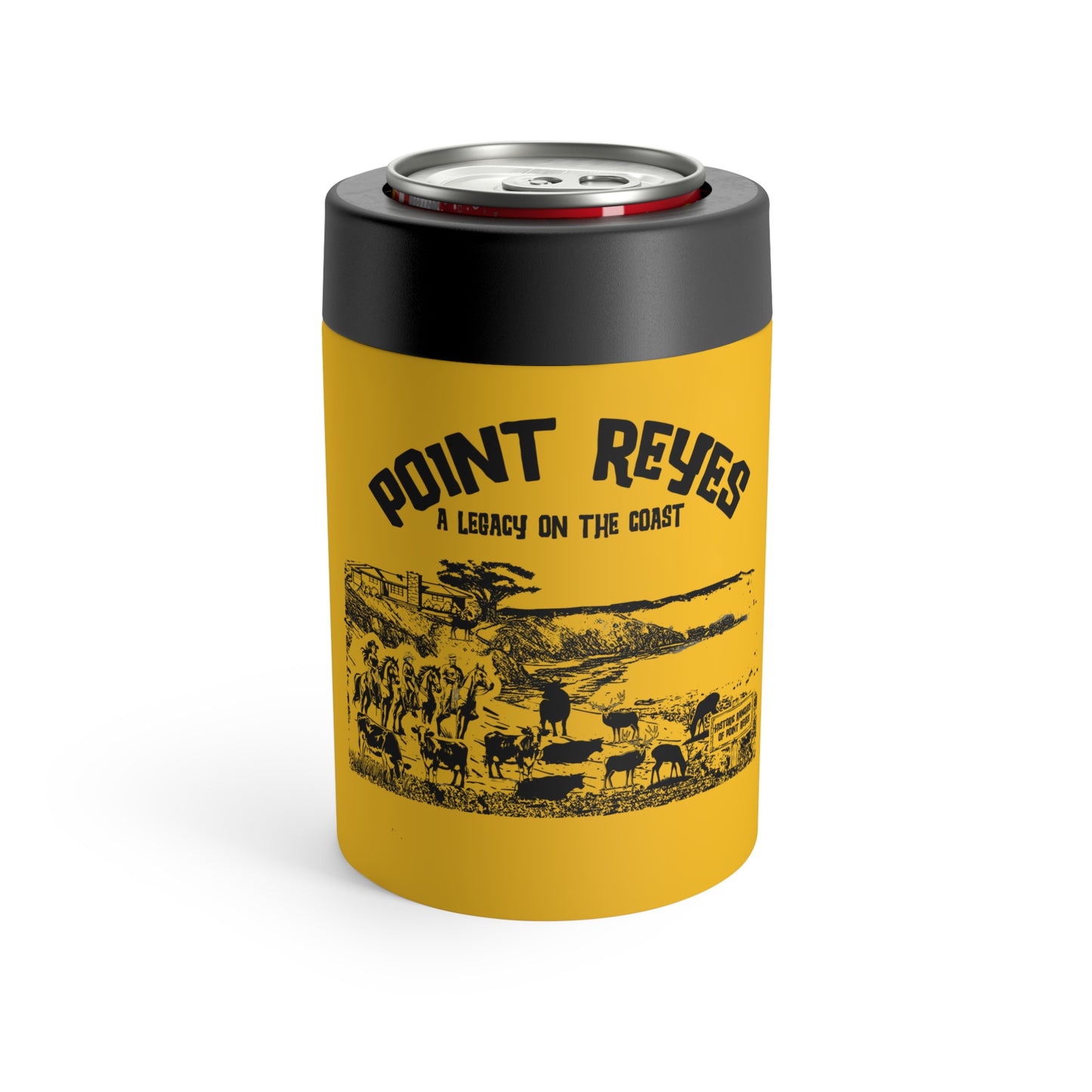 Point Reyes, A Legacy on the Coast (Yellow 12 Oz Koozie Tumbler)