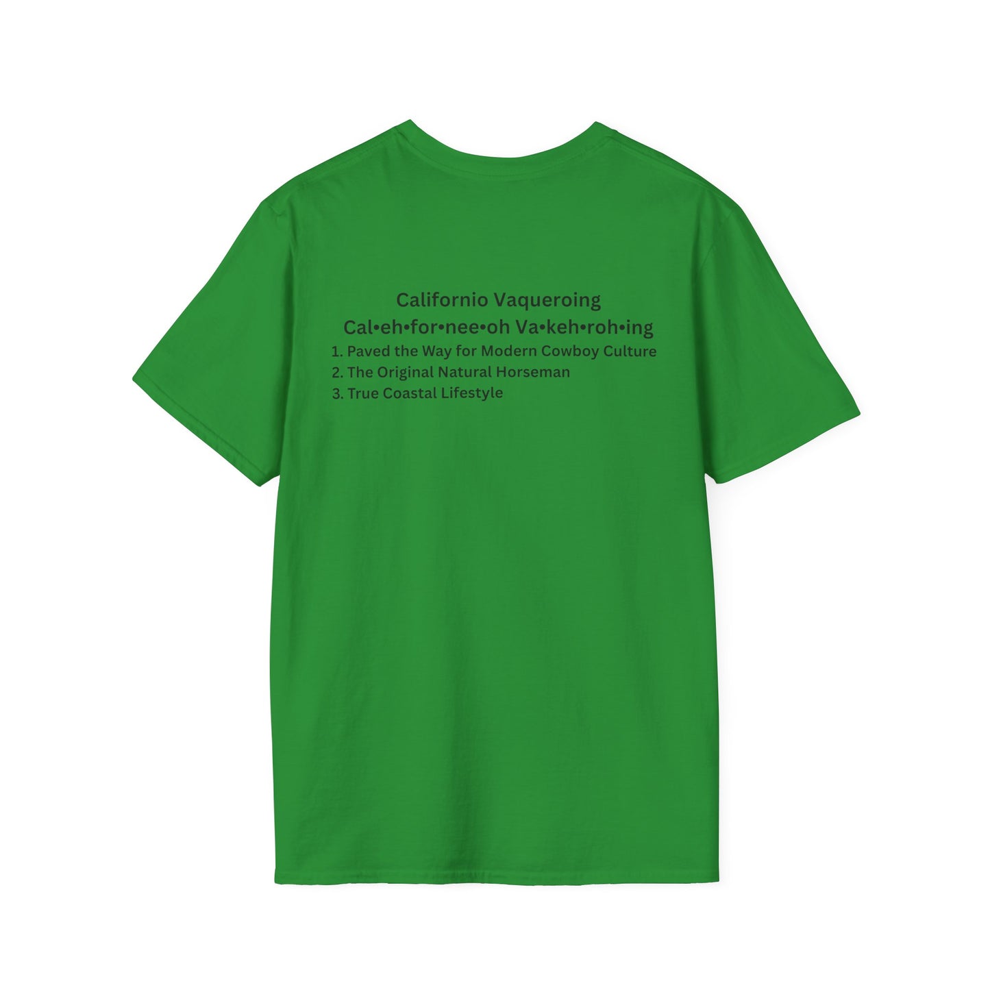 Californio Vaqueroing Style 2 (Light Colored Tee)