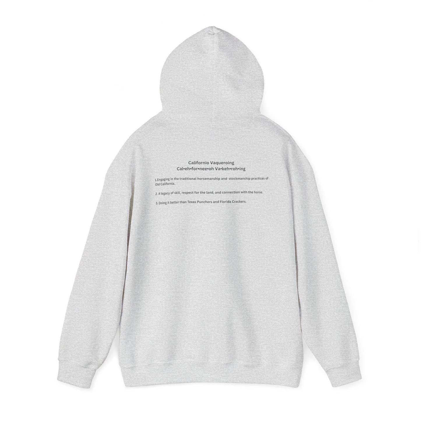 Californio Vaqueroing Design 2 (Light Colored Hoodie)