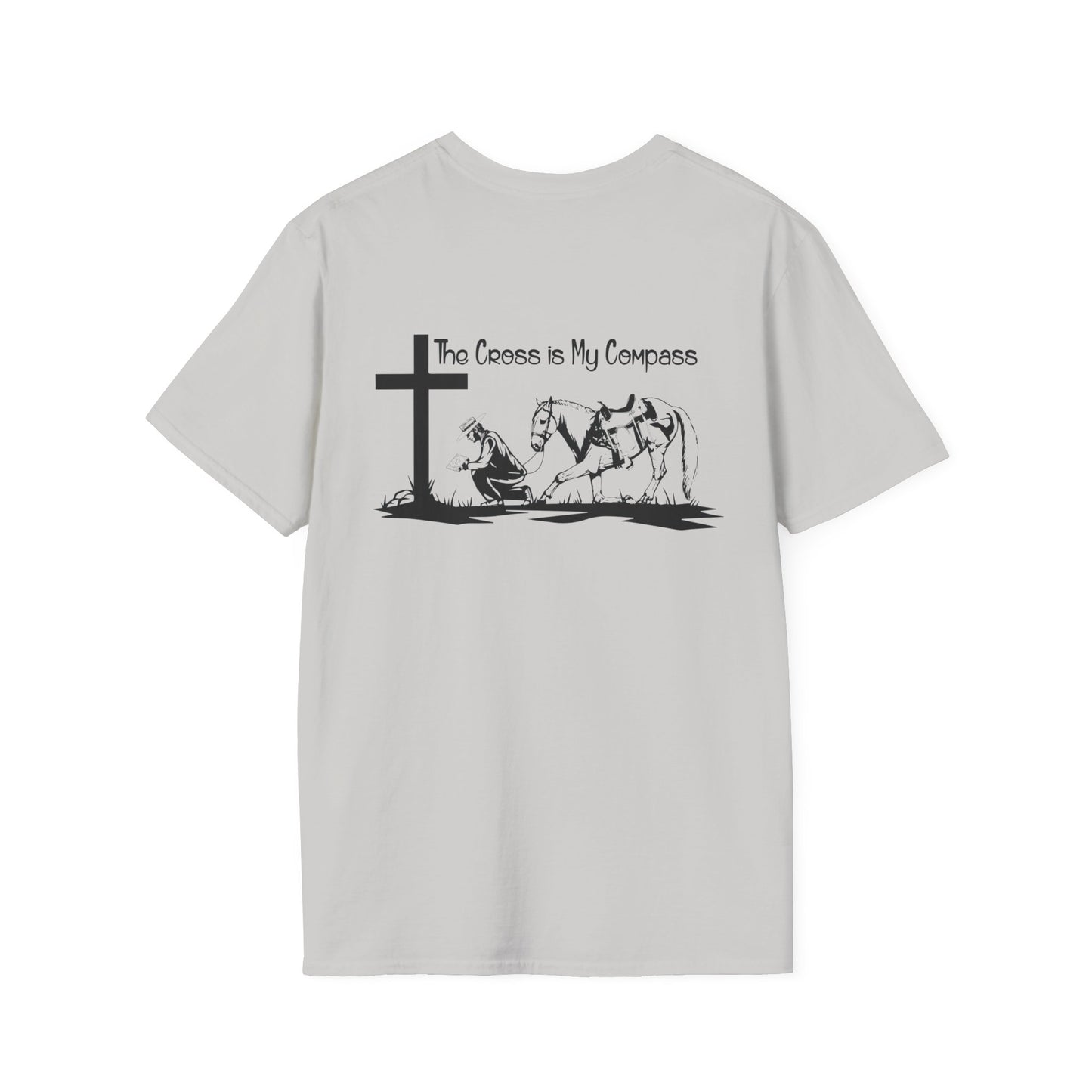 The Cross is my Compass Style (Light Colored Tee)