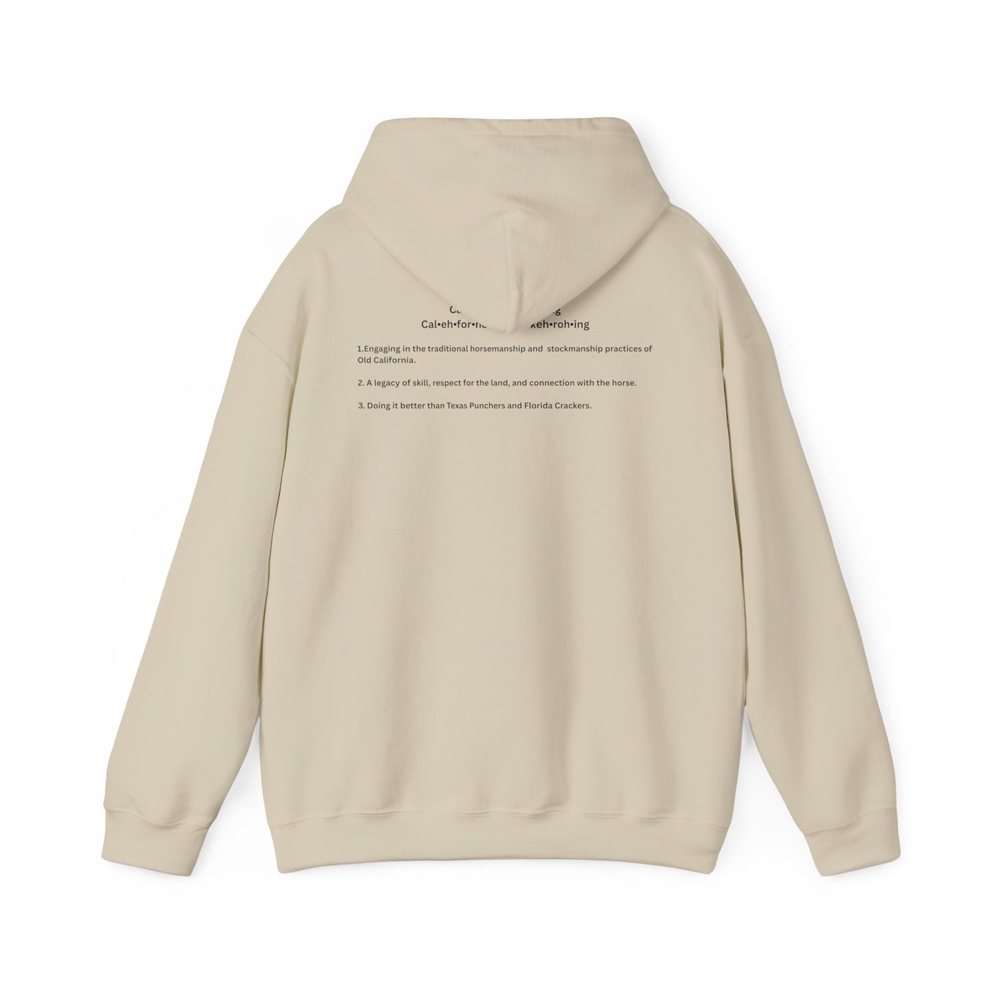 Californio Vaqueroing Design 2 (Light Colored Hoodie)