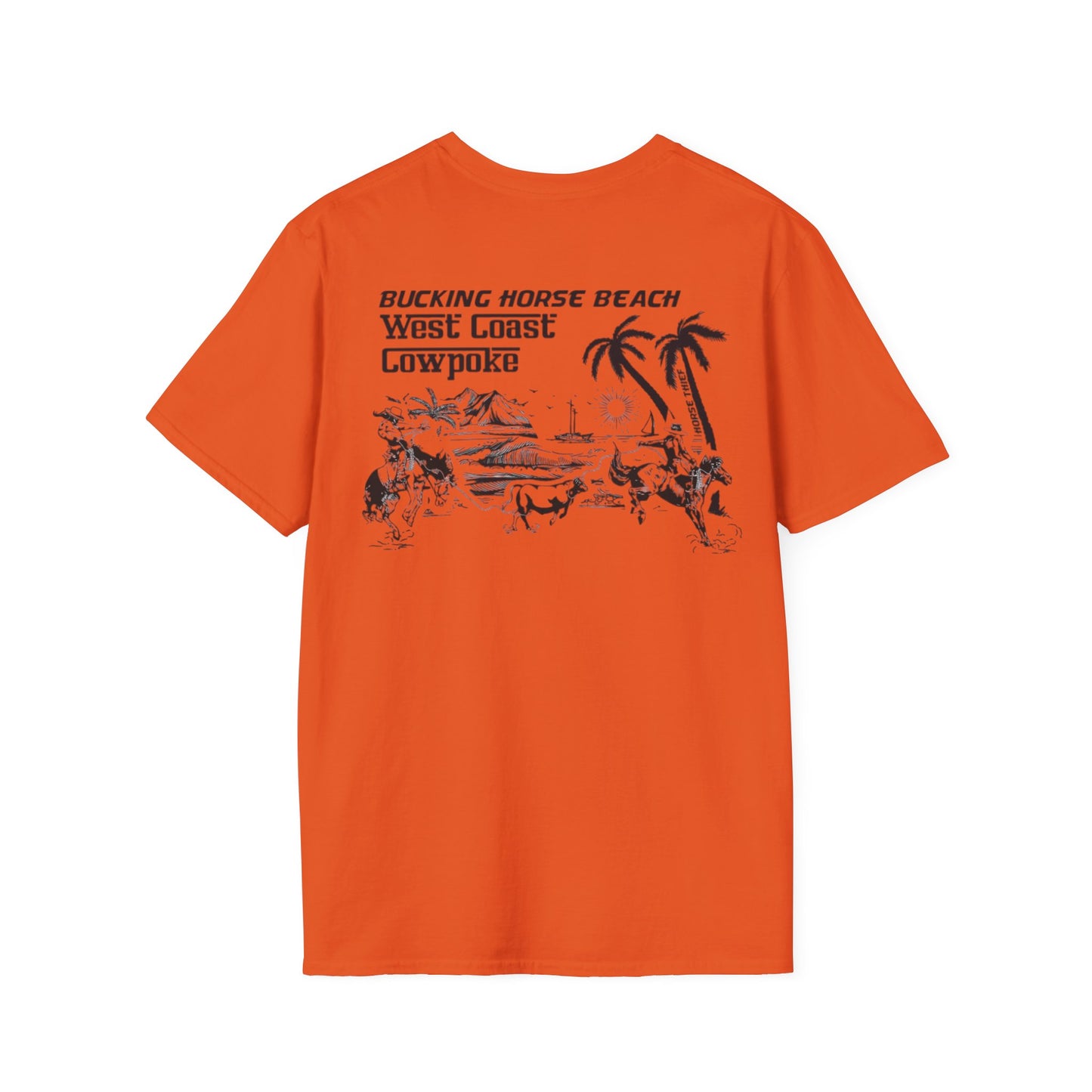 Bucking Horse Beach, West Coast Cowpoke Classic Tee