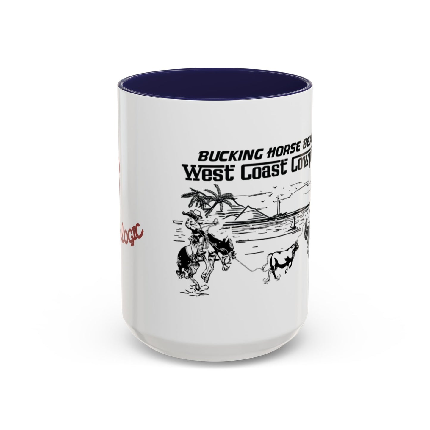 Bucking Horse Beach, West Coast Cowpoke Mug (11 and 15oz)