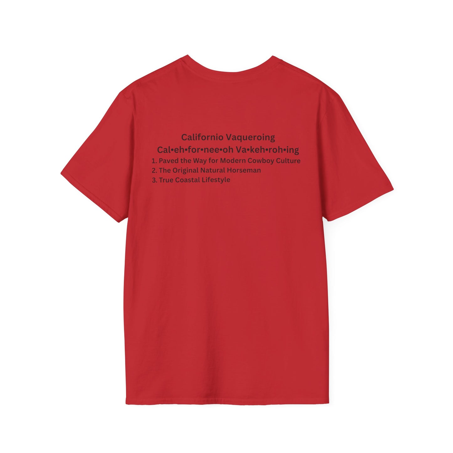 Californio Vaqueroing Style 2 (Light Colored Tee)