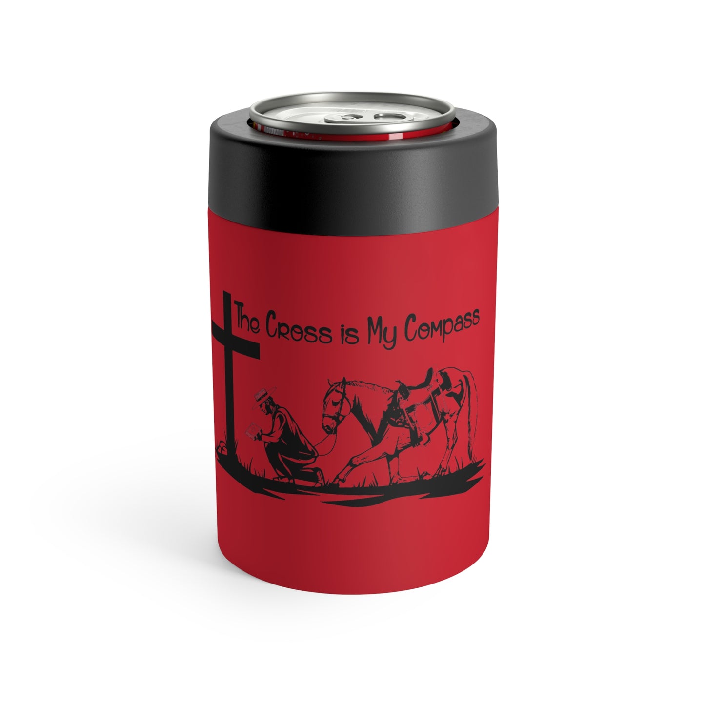 The Cross is my Compass, 12 Oz Koozie Tumbler