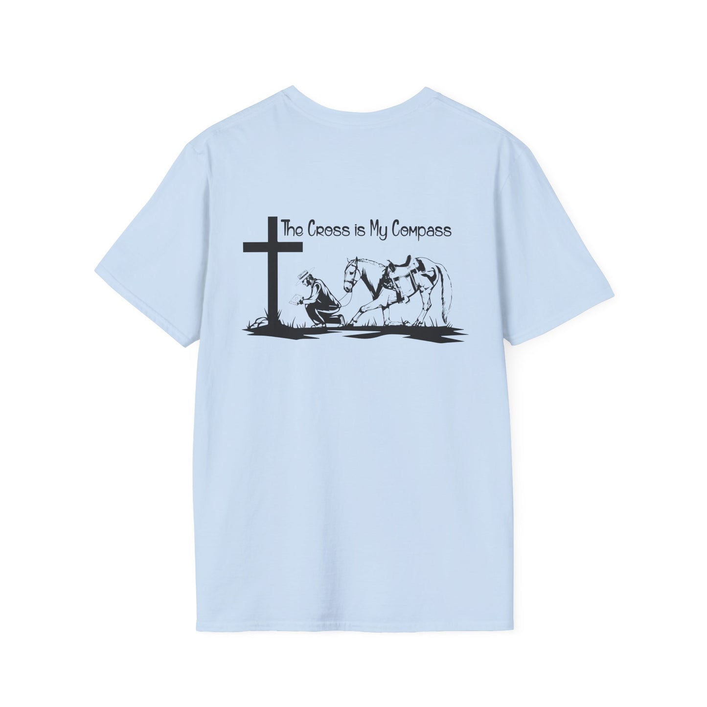 The Cross is my Compass Style (Light Colored Tee)