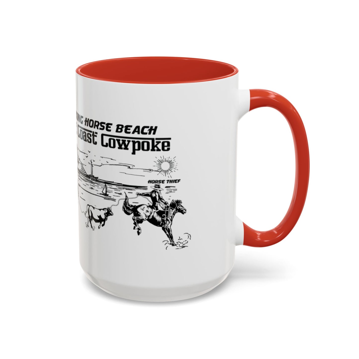Bucking Horse Beach, West Coast Cowpoke Mug (11 and 15oz)