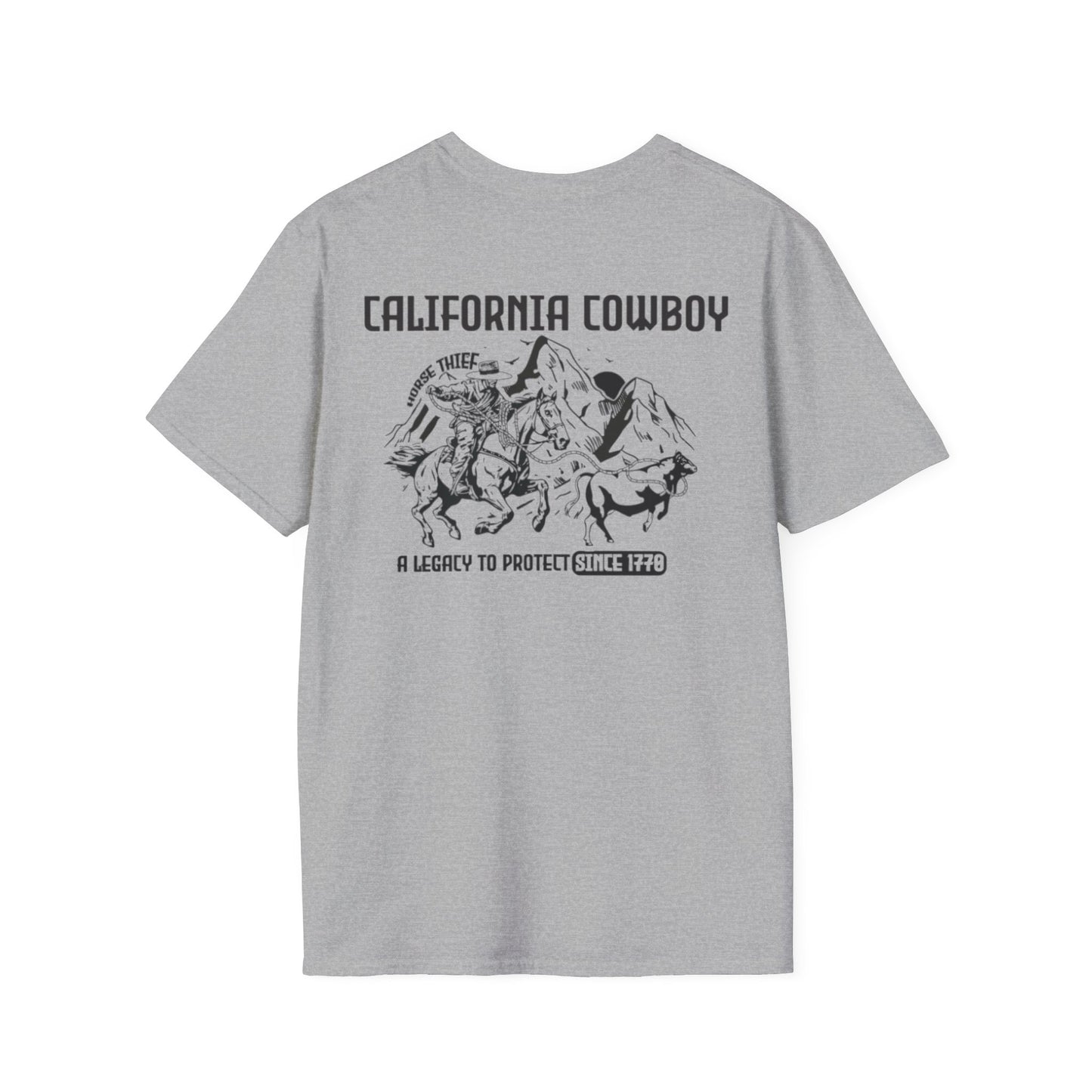 California Cowboy: A Legacy to Protect Since 1770 Mountain Tee
