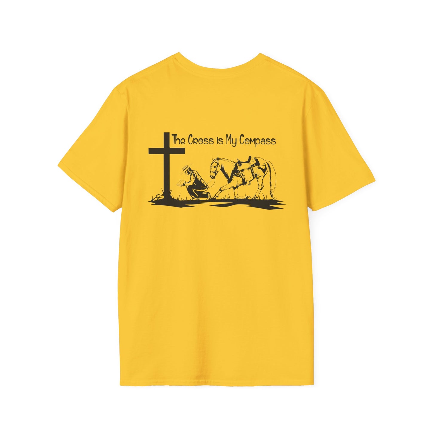 The Cross is my Compass Style (Light Colored Tee)