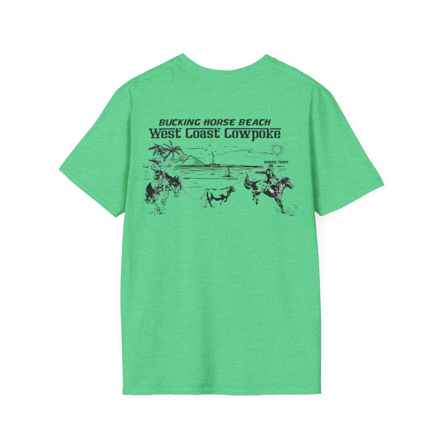 Bucking Horse Beach, West Coast Cowpoke Classic Tee