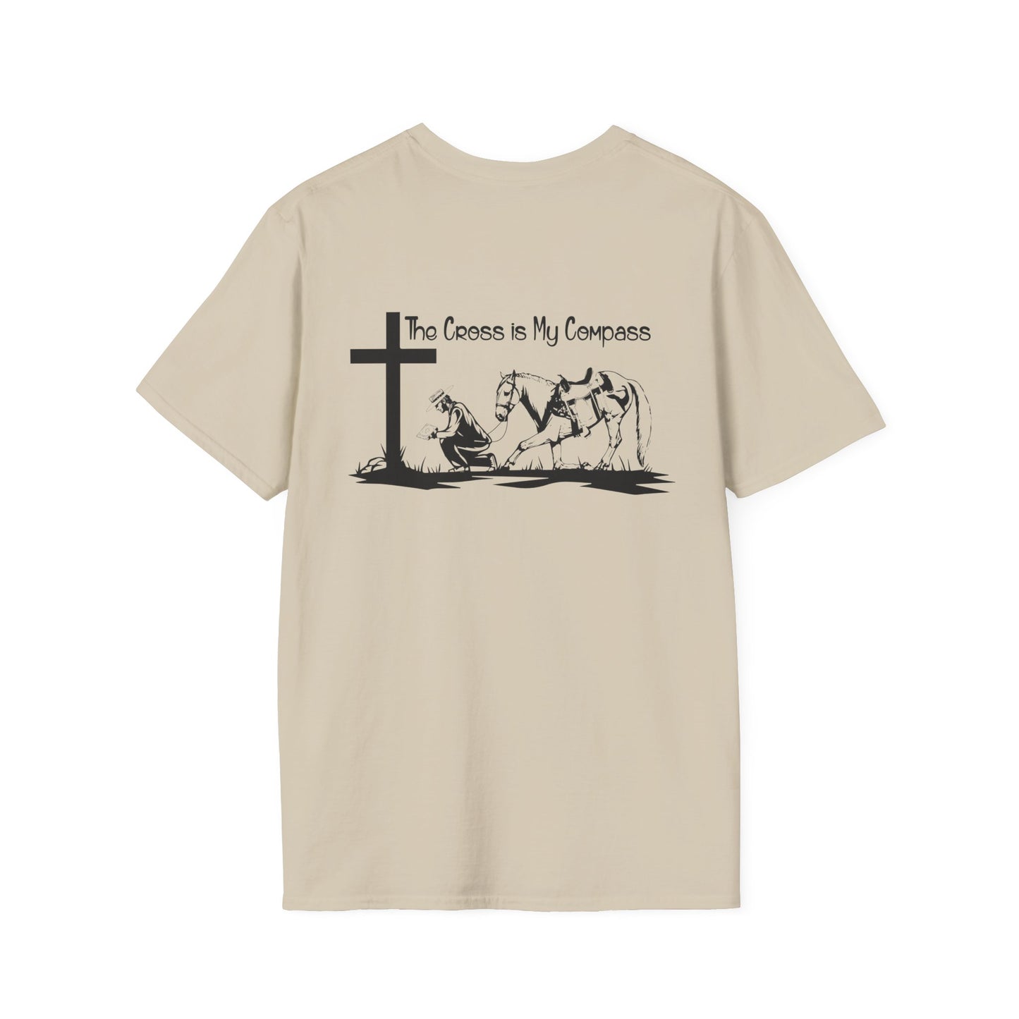 The Cross is my Compass Style (Light Colored Tee)