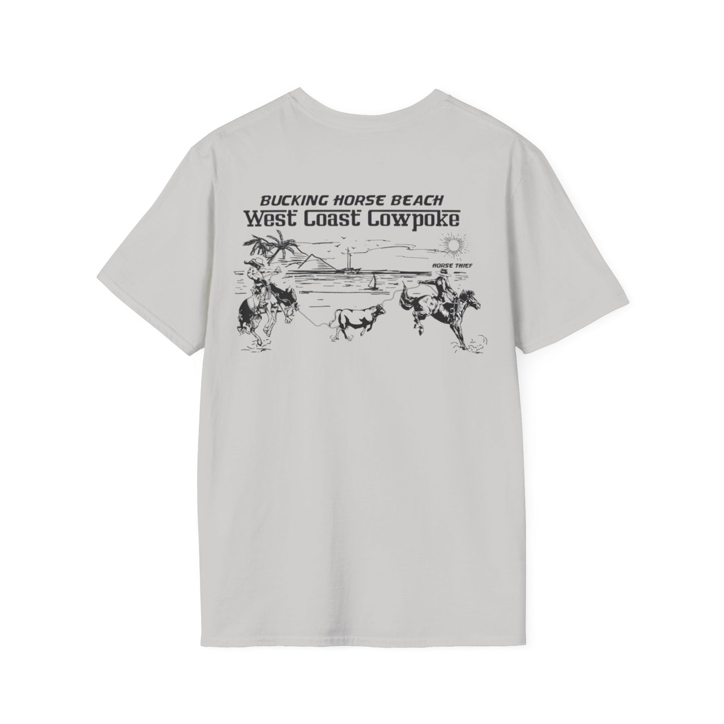 Bucking Horse Beach, West Coast Cowpoke Classic Tee
