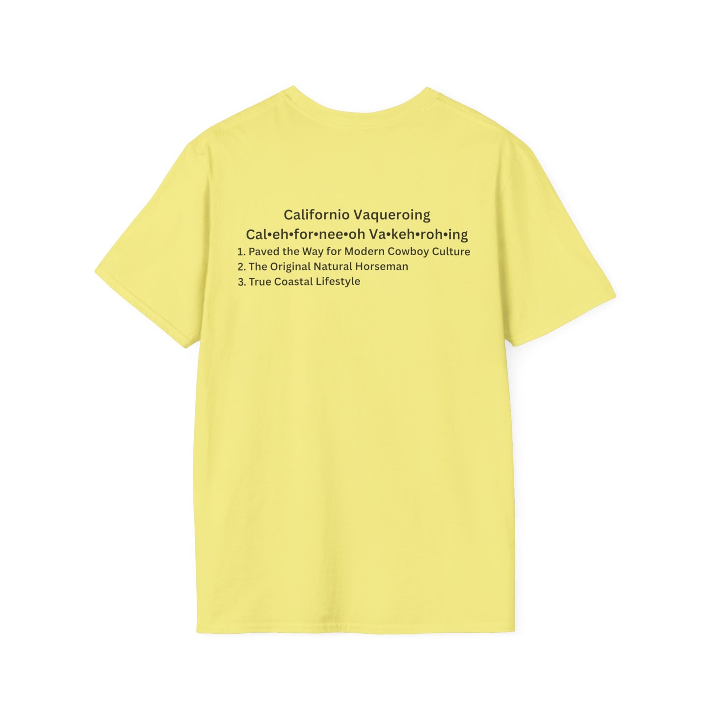 Californio Vaqueroing Style 2 (Light Colored Tee)