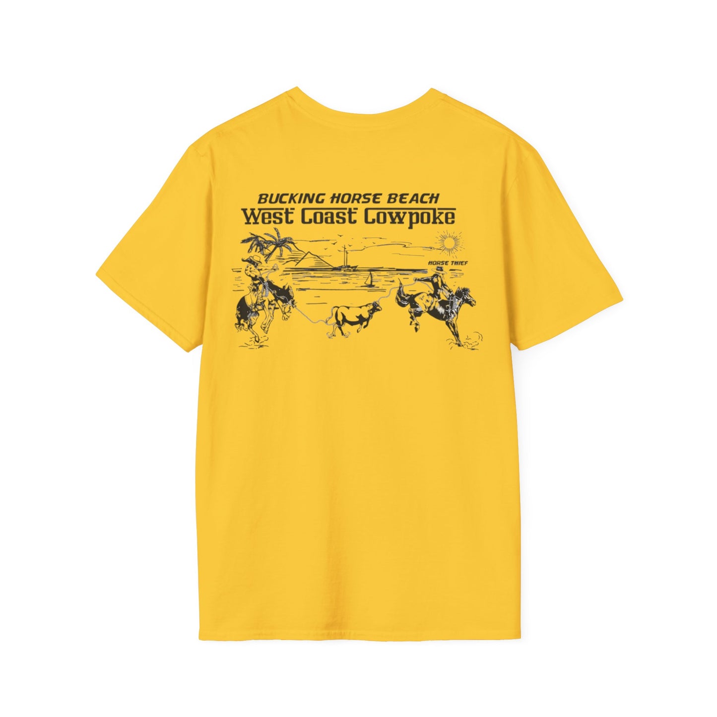 Bucking Horse Beach, West Coast Cowpoke Classic Tee
