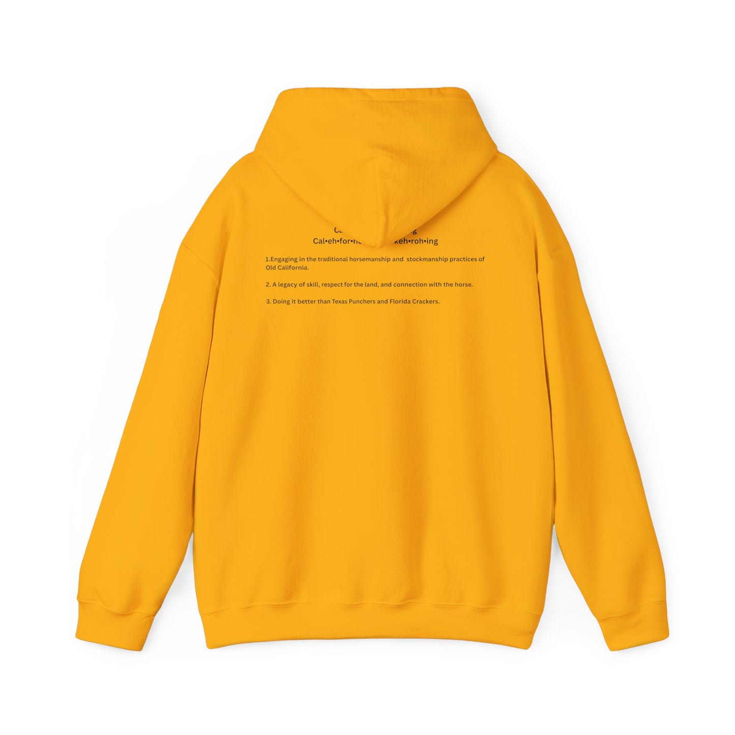 Californio Vaqueroing Design 2 (Light Colored Hoodie)