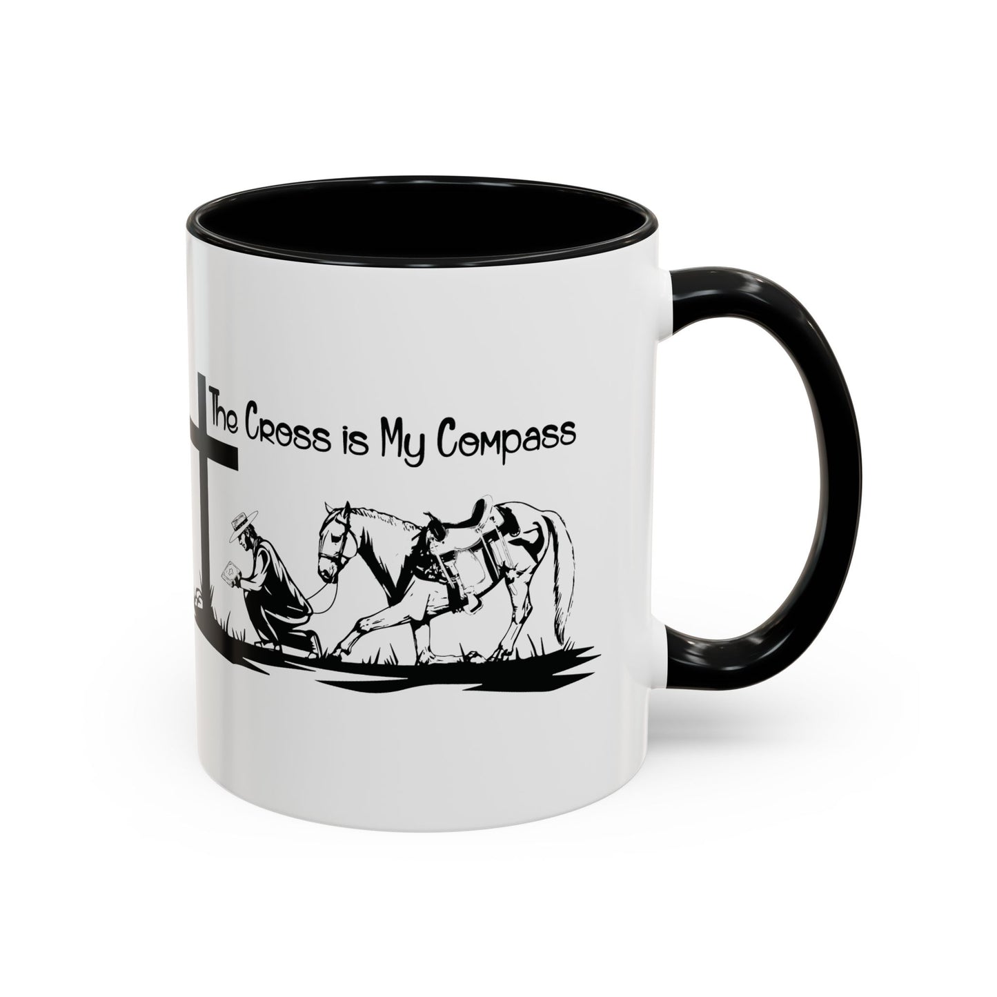 The Cross is my Compass Coffee Cup (11 and 15oz)