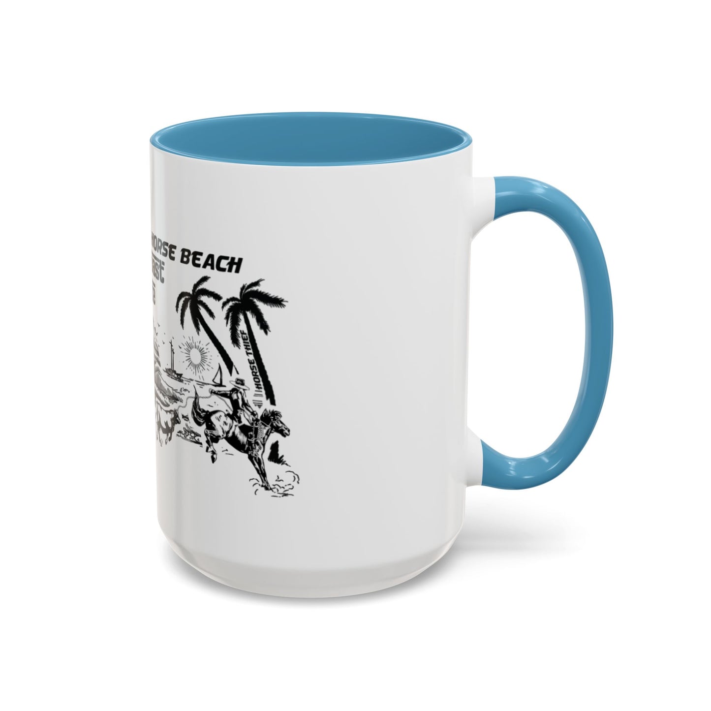 Bucking Horse Beach, West Coast Cowpoke detailed design Mug (11 and 15oz)