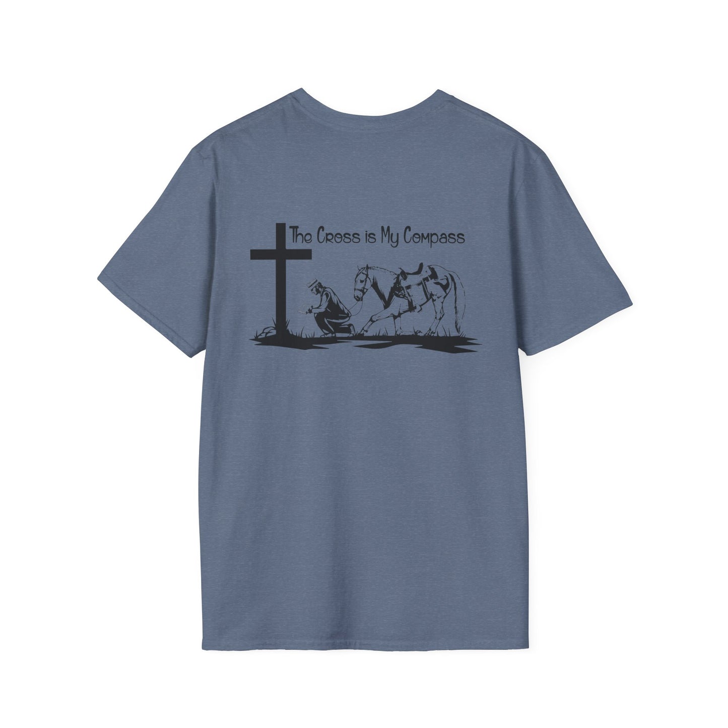 The Cross is my Compass Style (Light Colored Tee)