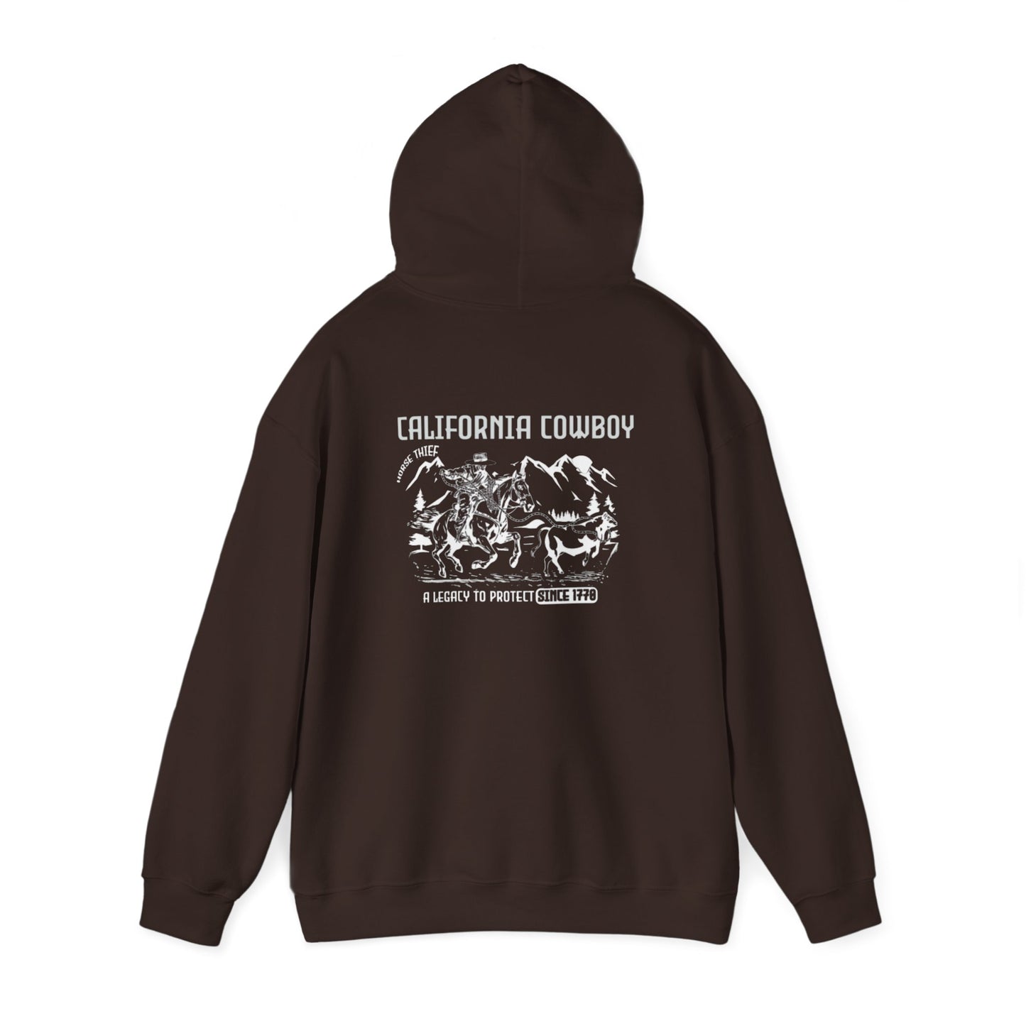 California Vaquero, A Legacy to Protect Since 1770, Pacific Crest Trail (Dark Hoodie)