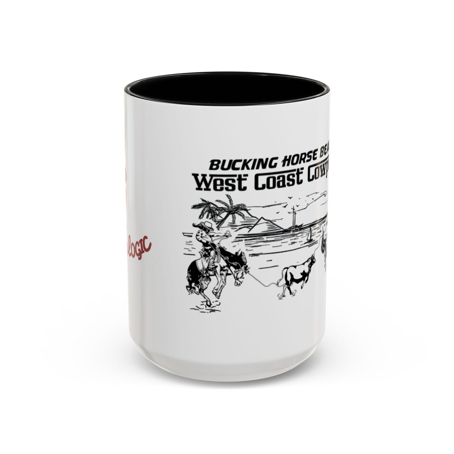 Bucking Horse Beach, West Coast Cowpoke Mug (11 and 15oz)
