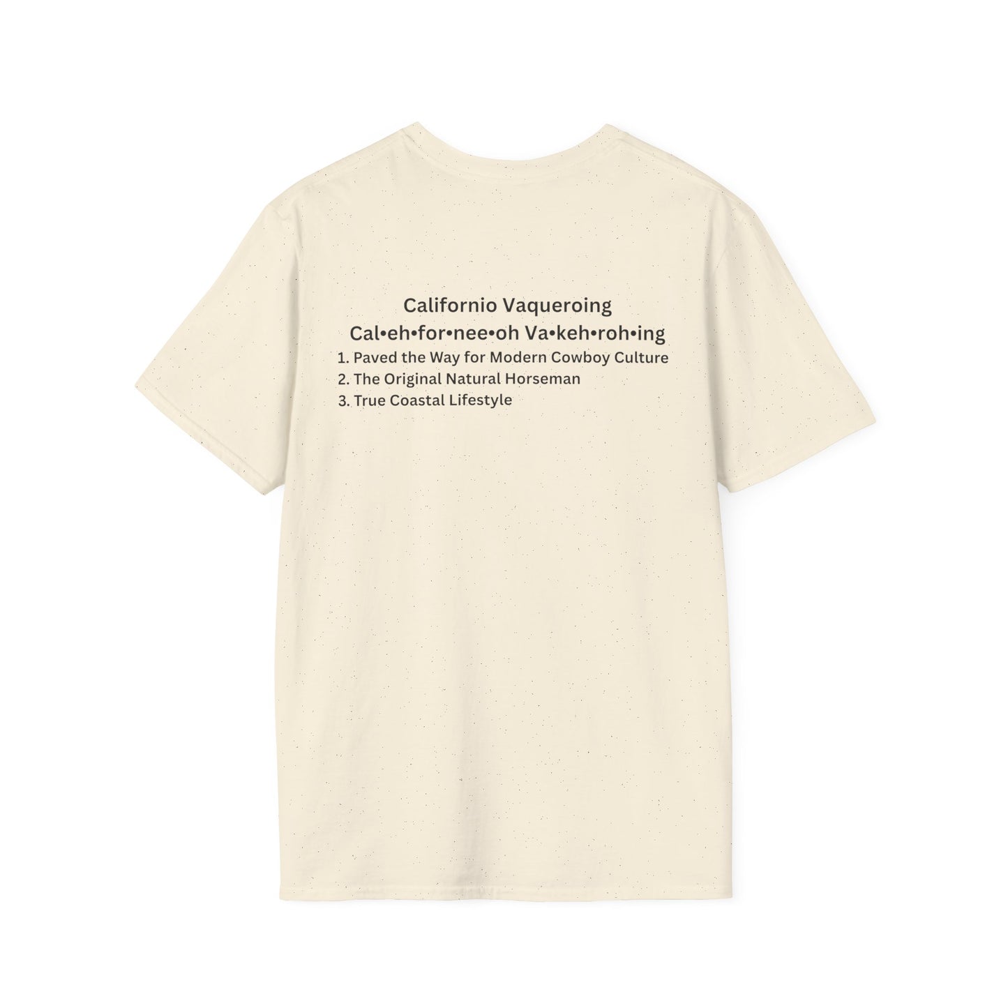 Californio Vaqueroing Style 2 (Light Colored Tee)