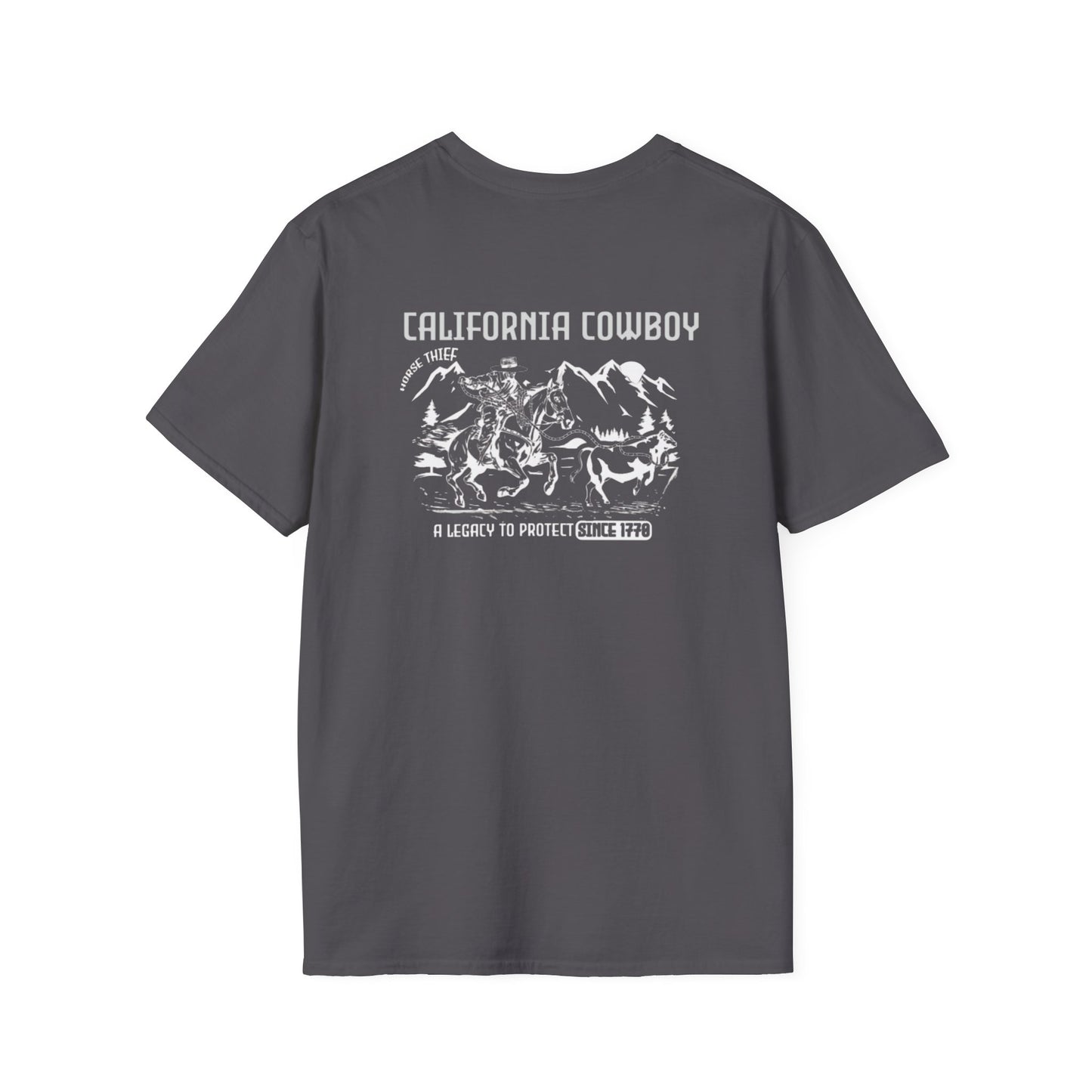 California Cowboy: A Legacy to Protect Since 1770 Pacific Crest Trail (Dark Tee)