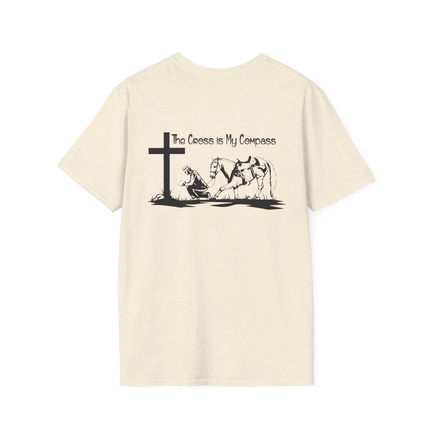 The Cross is my Compass Style (Light Colored Tee)