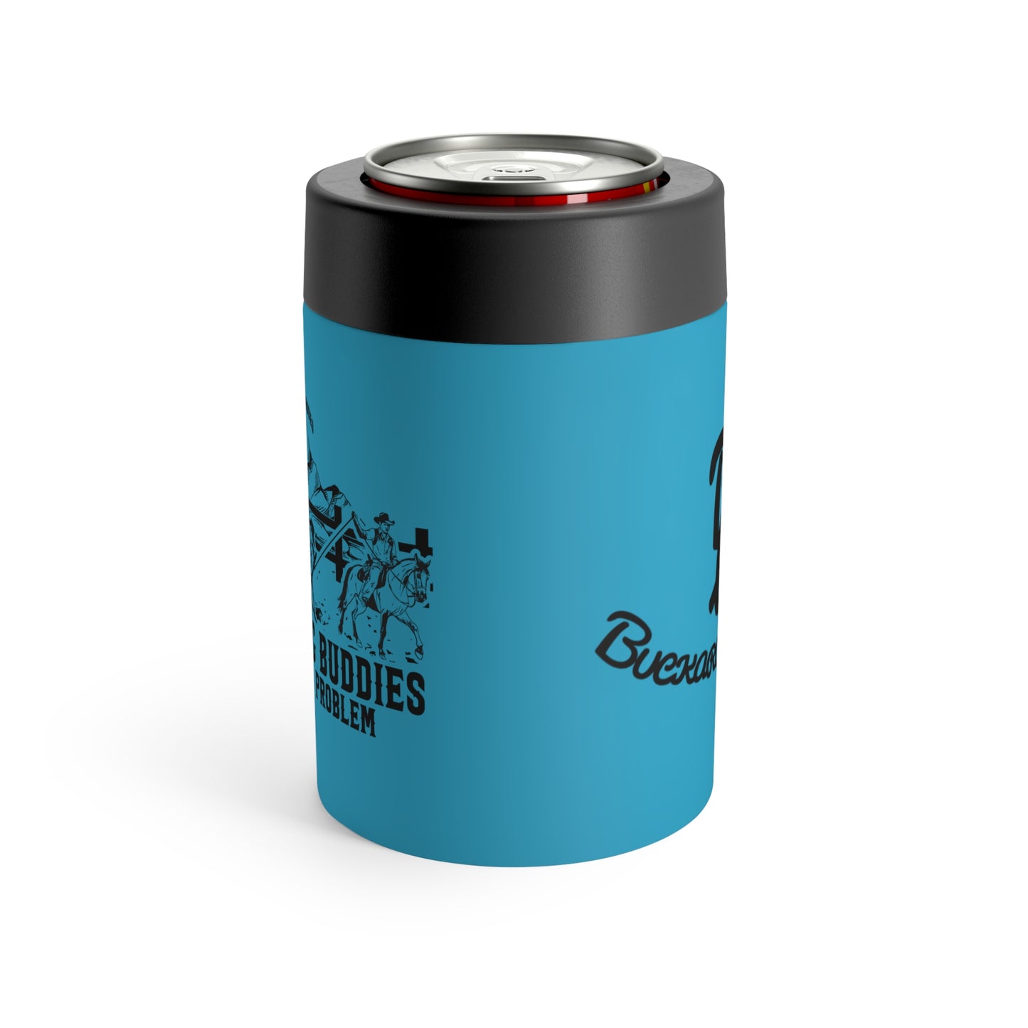 My Drinking Buddies Have a Roping Problem (Concept 1, Turquoise 12 Oz Koozie Tumbler)