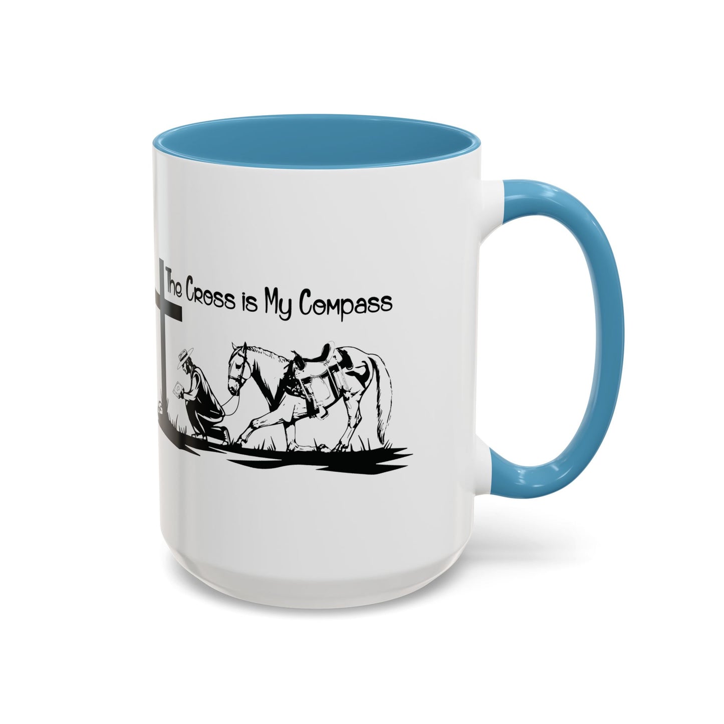 The Cross is my Compass Coffee Cup (11 and 15oz)