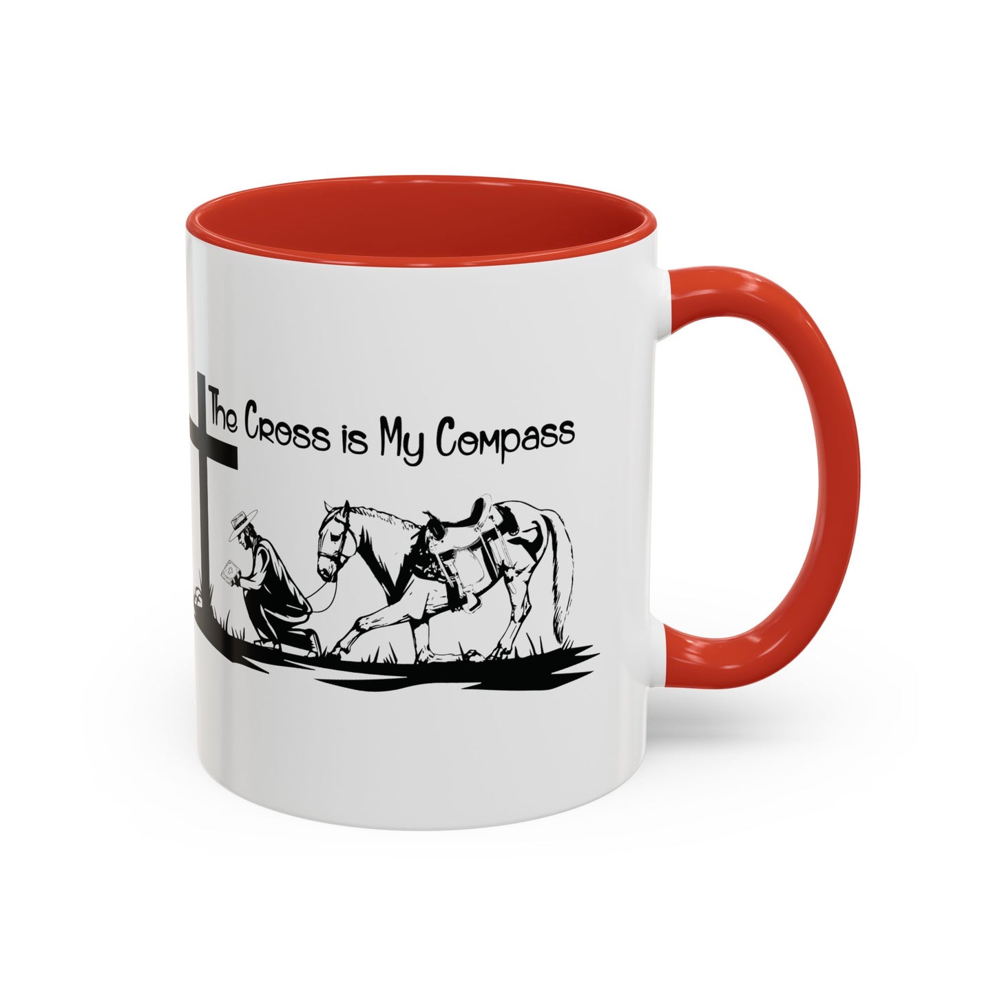 The Cross is my Compass Coffee Cup (11 and 15oz)