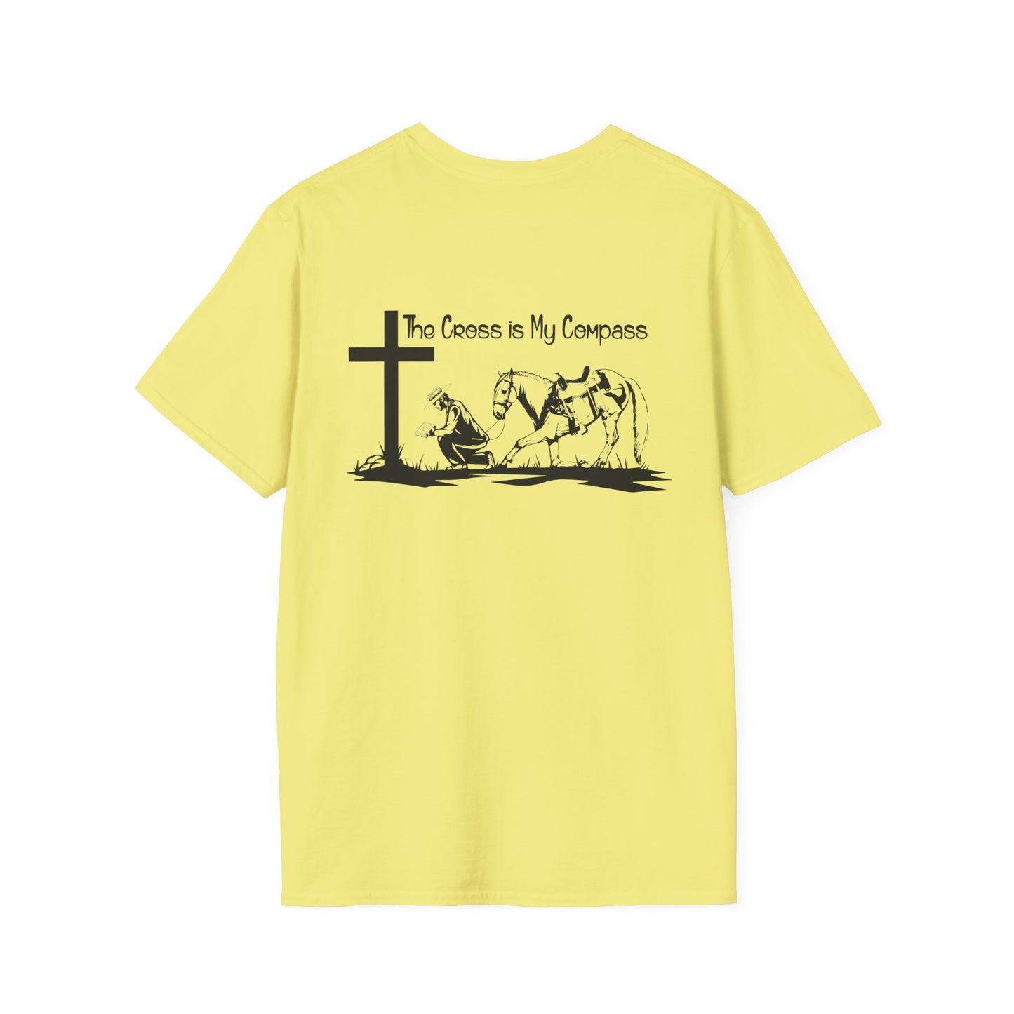 The Cross is my Compass Style (Light Colored Tee)