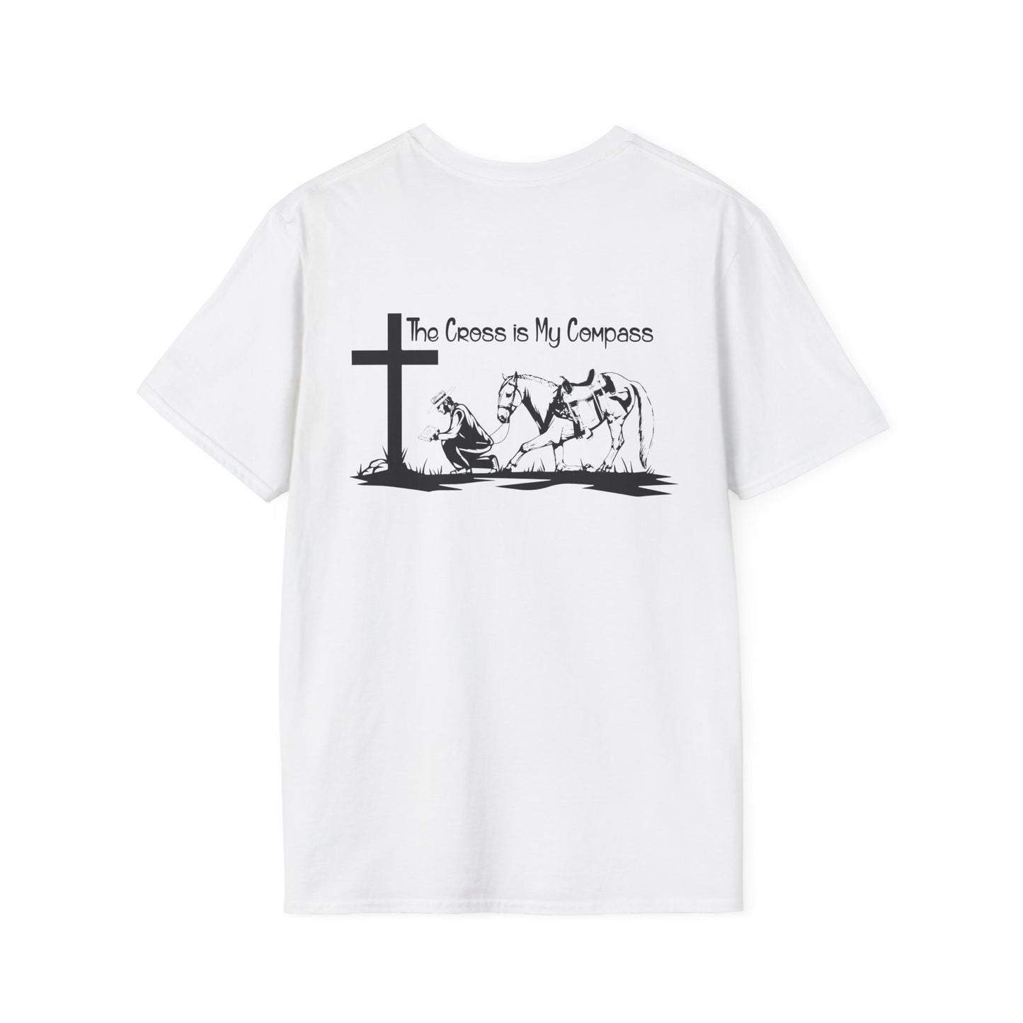 The Cross is my Compass Style (Light Colored Tee)