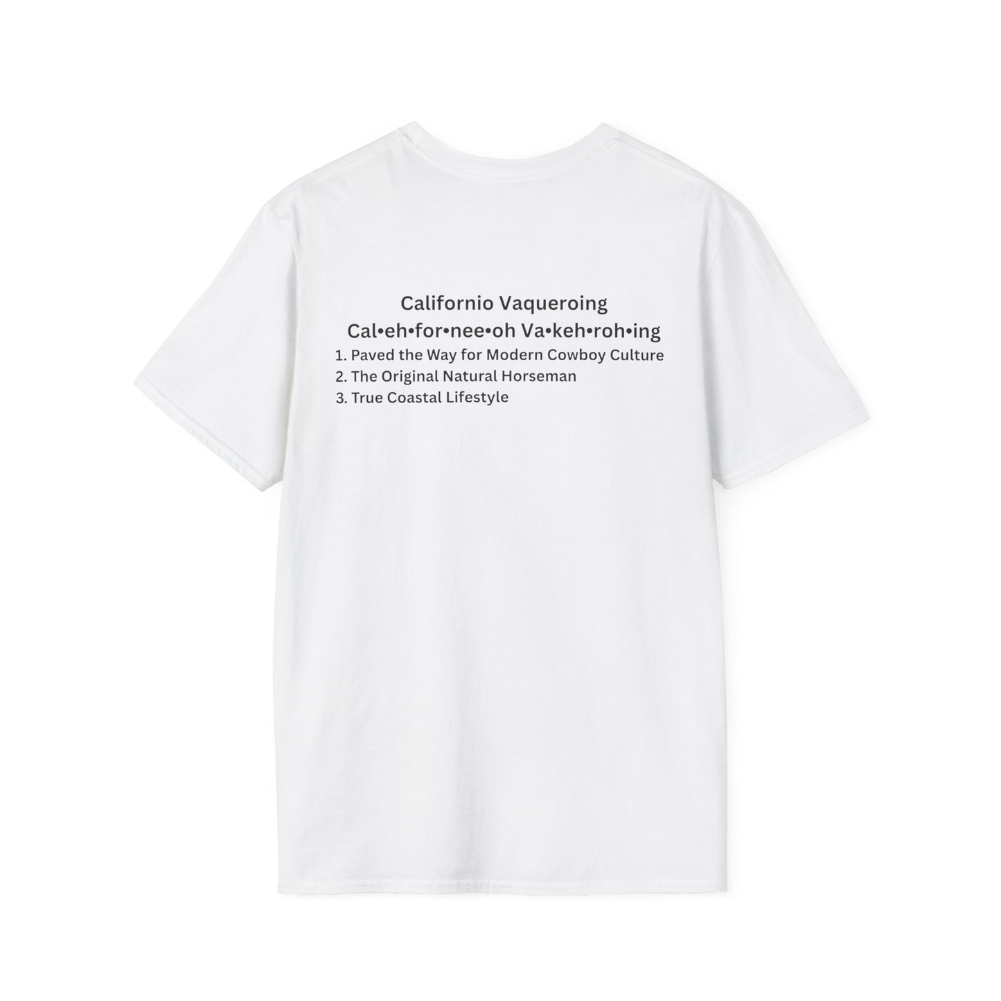 Californio Vaqueroing Style 2 (Light Colored Tee)