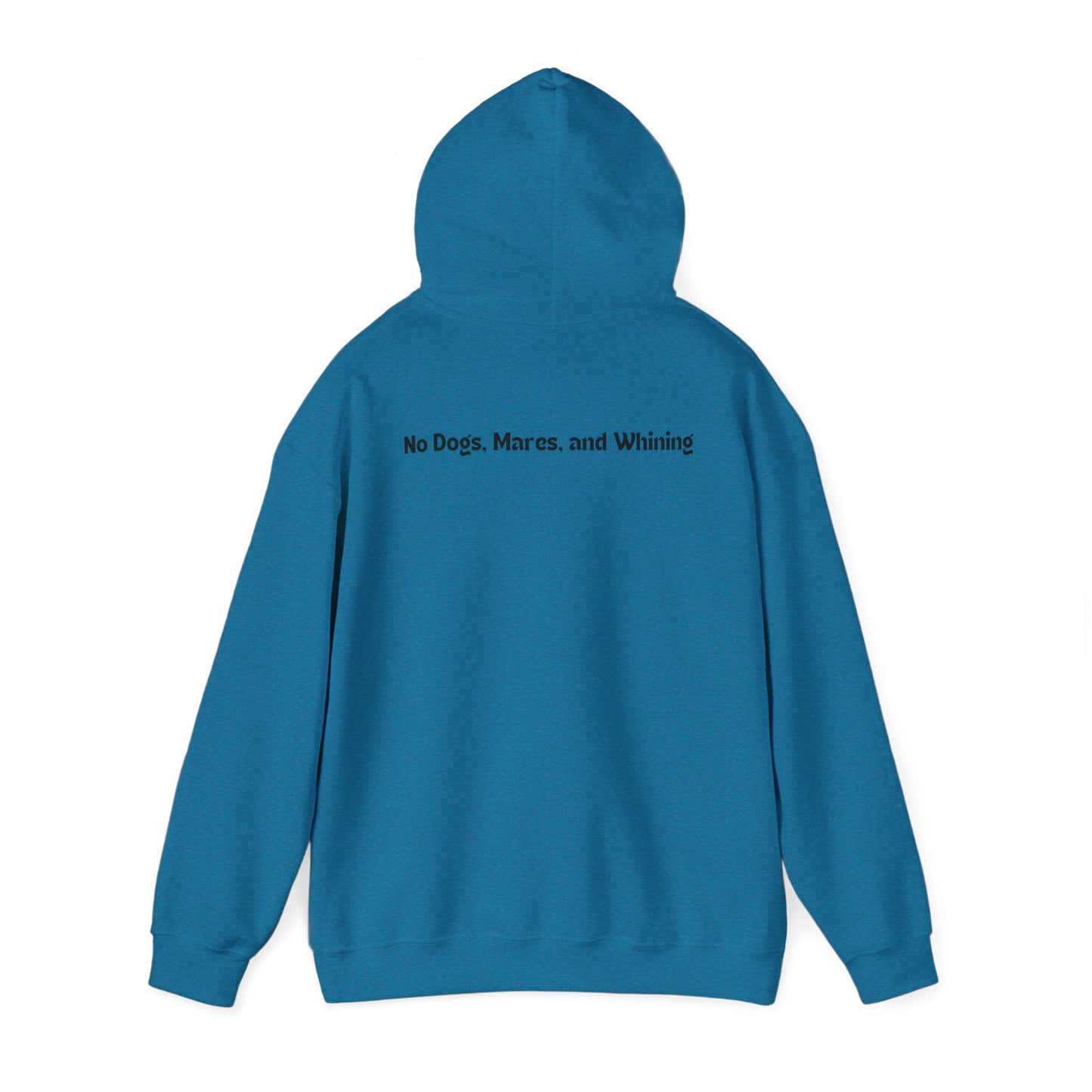 No Dogs, Mare, or Whining (Light Colored Hoodie)