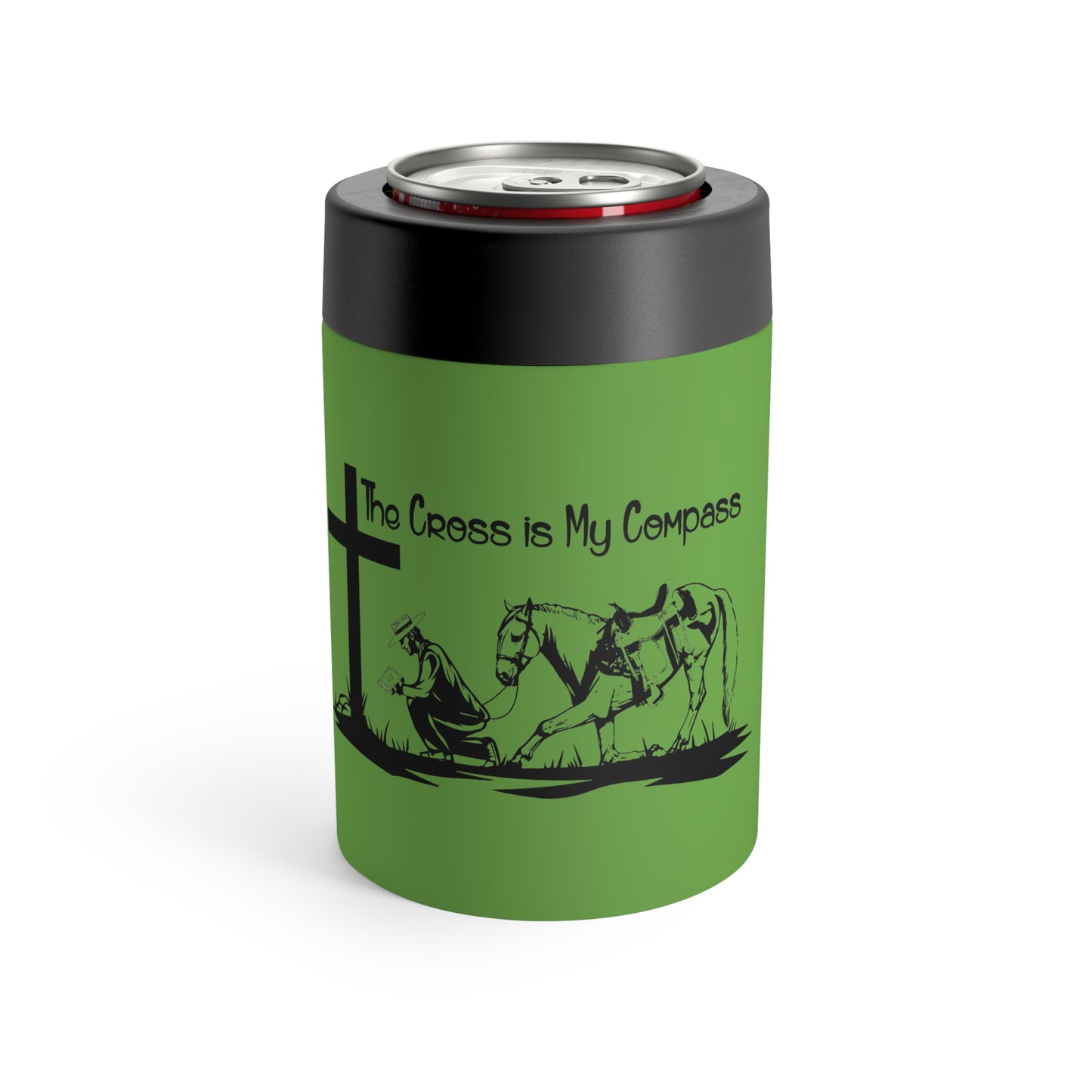 The Cross is my Compass, 12 Oz Koozie Tumbler