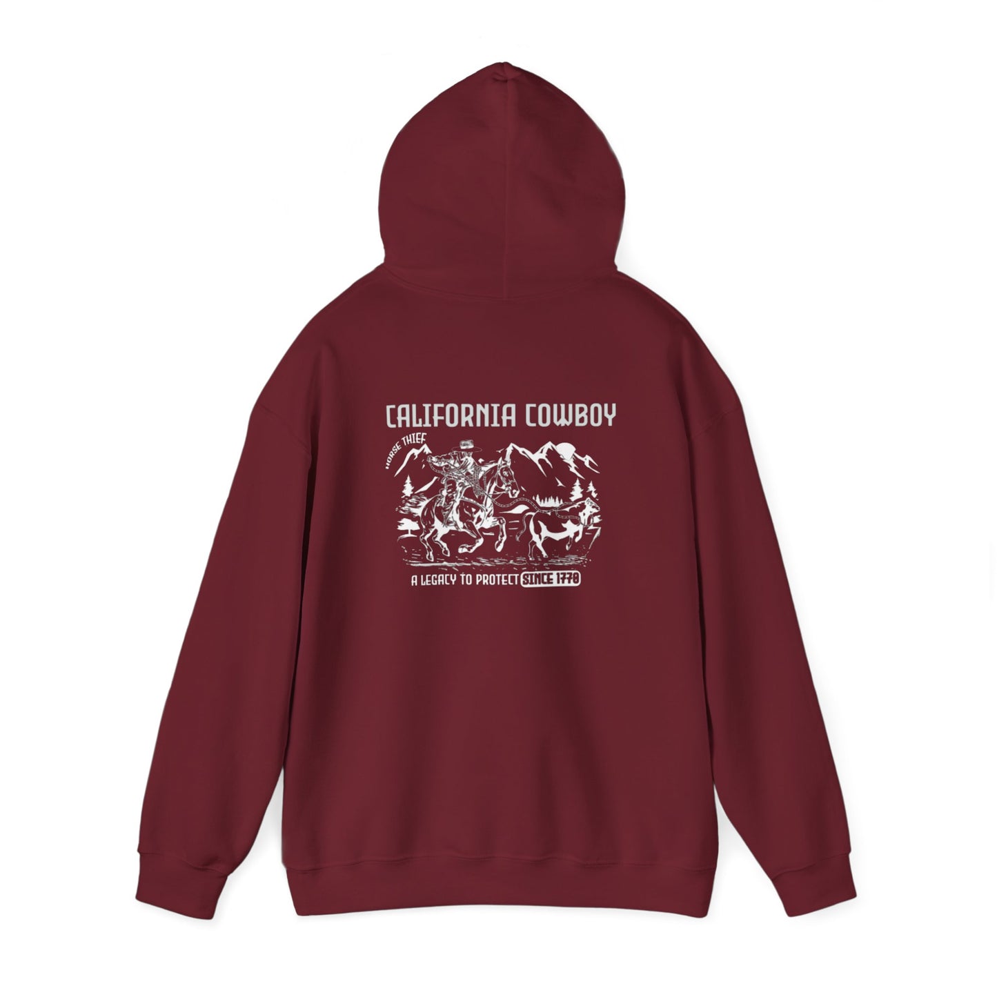 California Vaquero, A Legacy to Protect Since 1770, Pacific Crest Trail (Dark Hoodie)