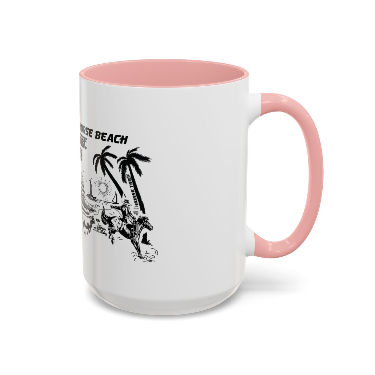 Bucking Horse Beach, West Coast Cowpoke detailed design Mug  (11 and 15oz)