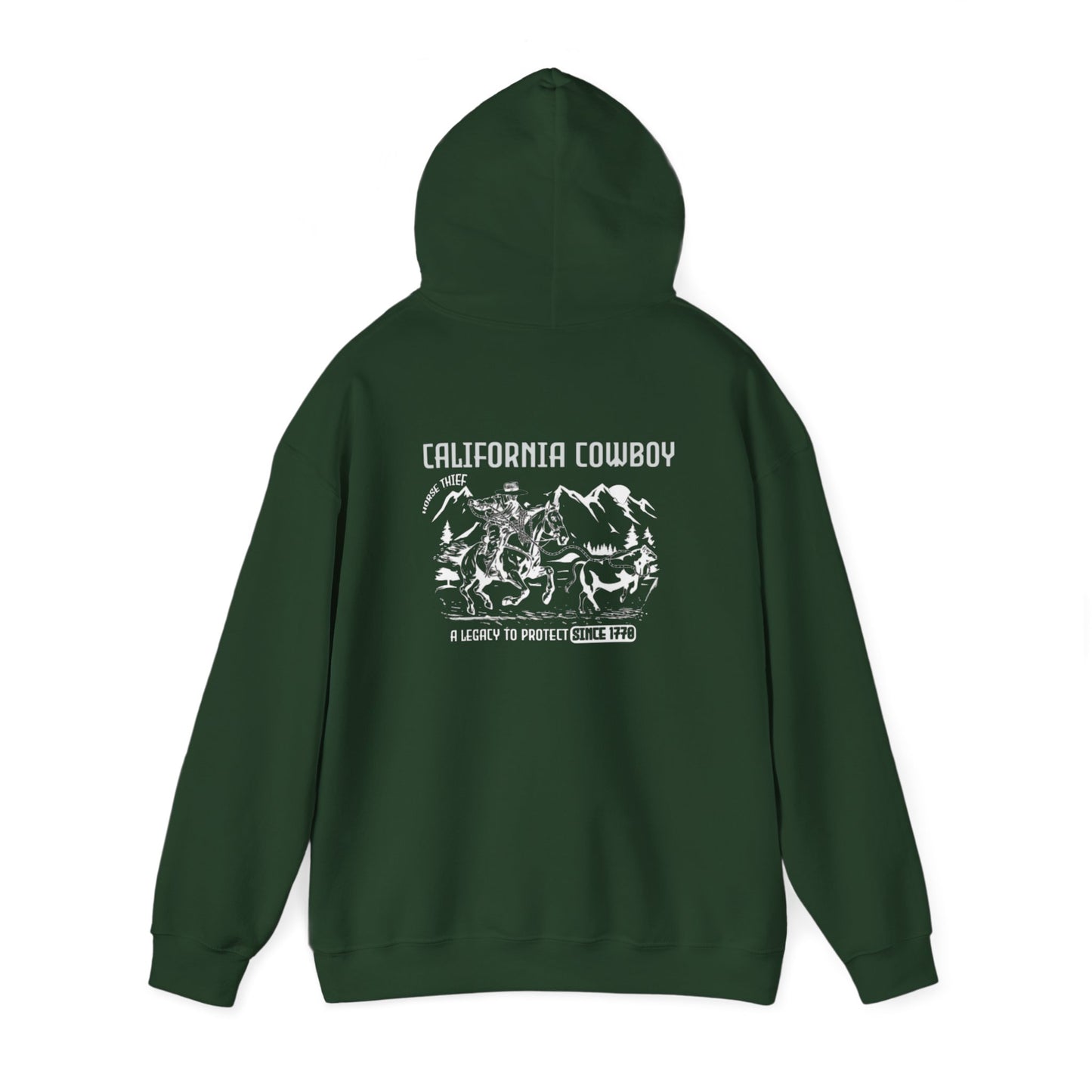 California Vaquero, A Legacy to Protect Since 1770, Pacific Crest Trail (Dark Hoodie)