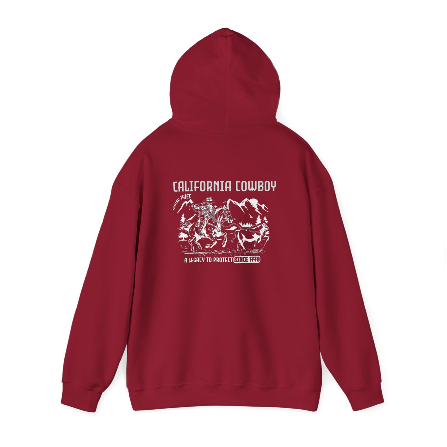 California Vaquero, A Legacy to Protect Since 1770, Pacific Crest Trail (Dark Hoodie)