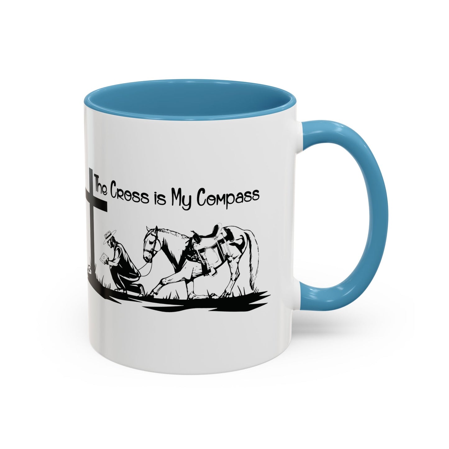 The Cross is my Compass Coffee Cup (11 and 15oz)