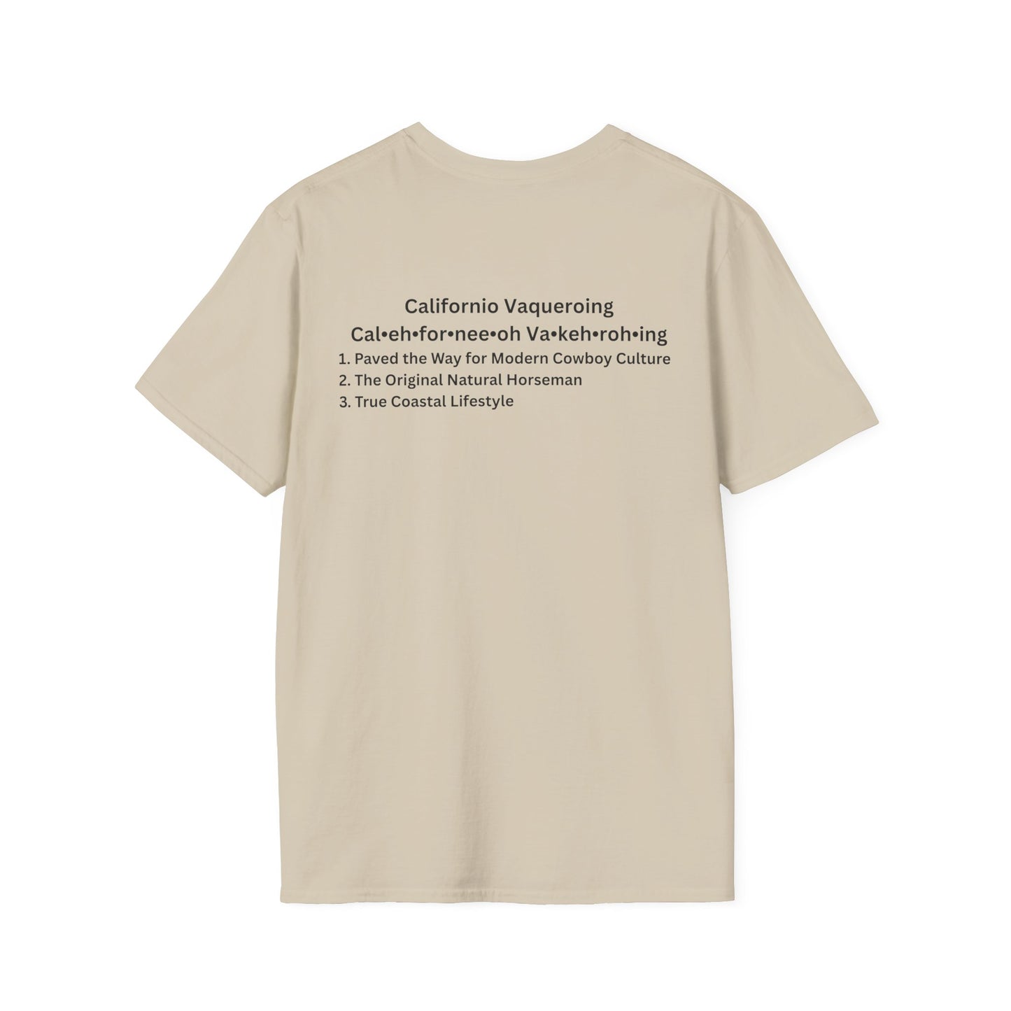 Californio Vaqueroing Style 2 (Light Colored Tee)