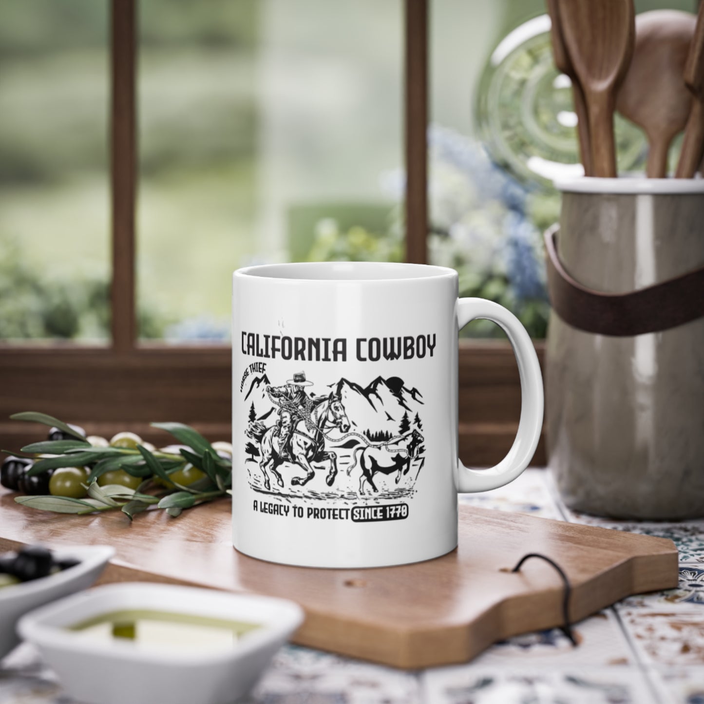California Cowboy;  A Legacy to Protect since 1770, Buckaroo Logic Coffee Mug (11oz)