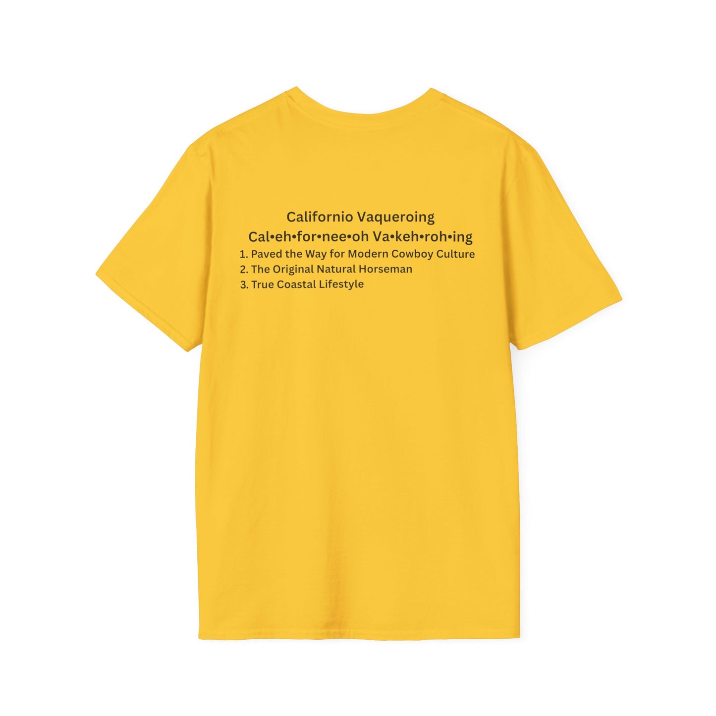 Californio Vaqueroing Style 2 (Light Colored Tee)